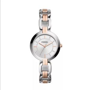 Brand new! Women’s Fossil Watch! 2 tone Rose Gold
